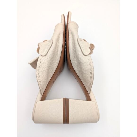 Pedro Garcia Umita Slide Sandal Women's Ivory Petitgrain Size US6 EU36.5 - Picture 9 of 12